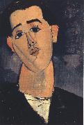 Amedeo Modigliani Portrait of Juan Gris (mk39) oil painting